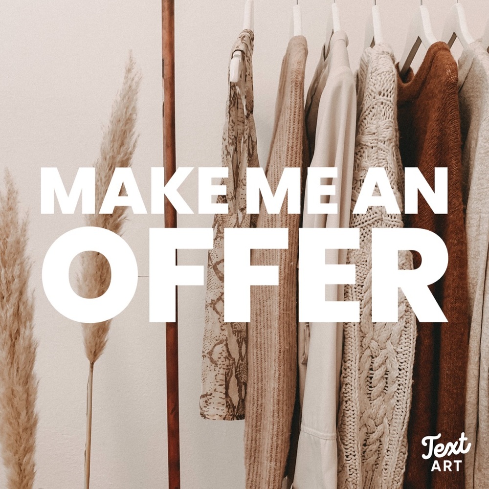 Make me an offer!